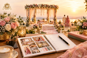 Golden Hour Indian Wedding Vision Board
