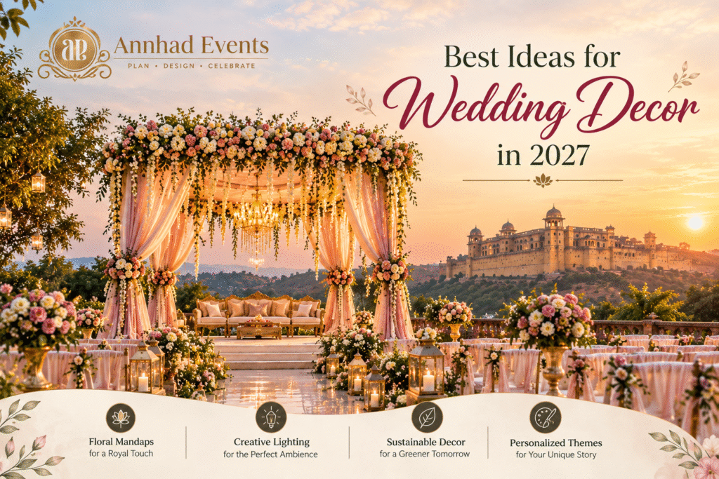 Sunset Wedding Decor at a Historic Fort